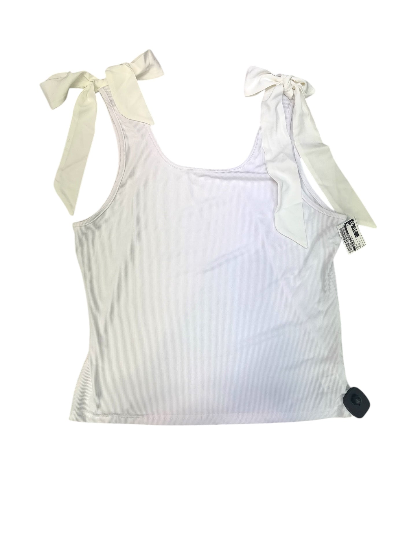Top Sleeveless By Clothes Mentor In White, Size: 2x