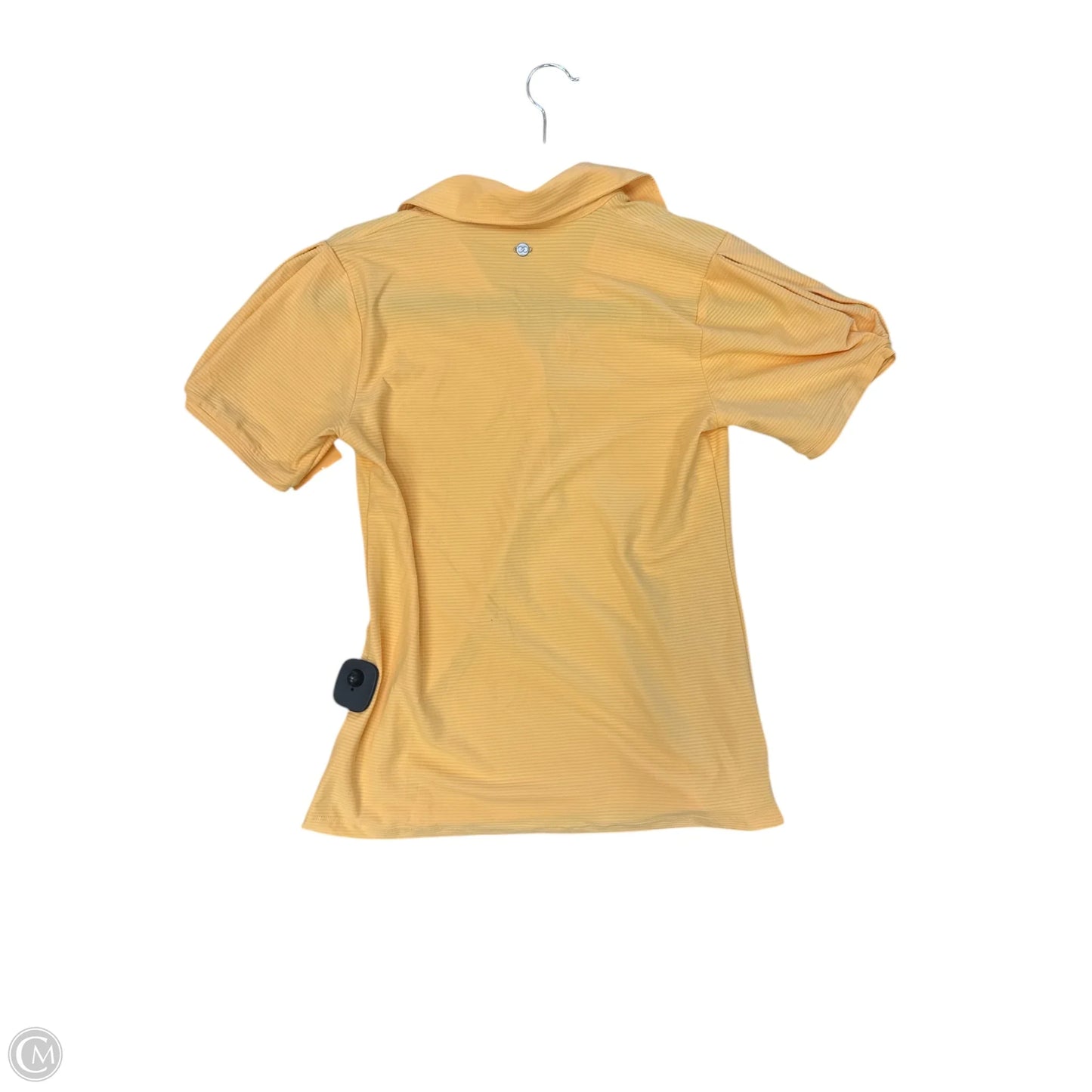 Athletic Top Short Sleeve By Calia In Yellow, Size: S