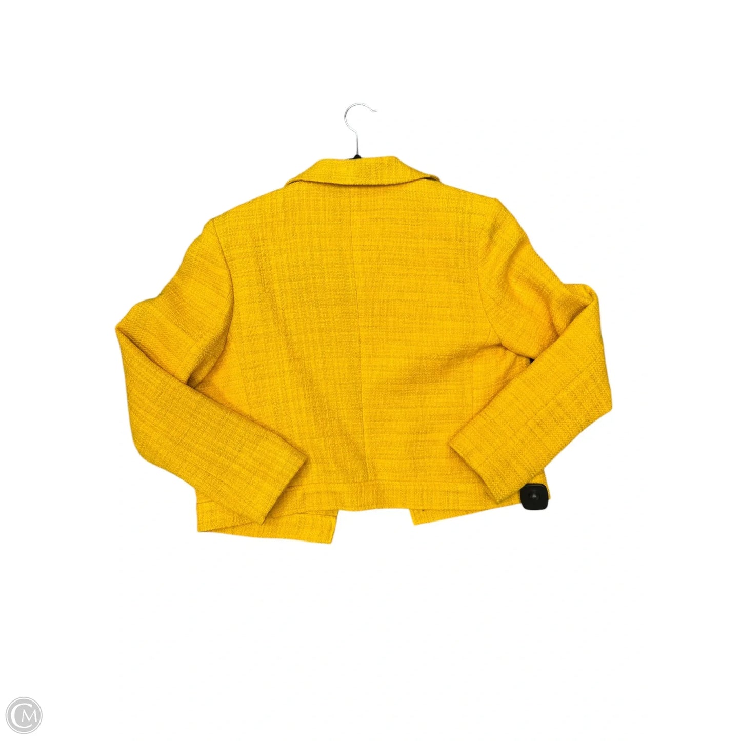 Jacket Designer By Karl Lagerfeld In Yellow, Size: L