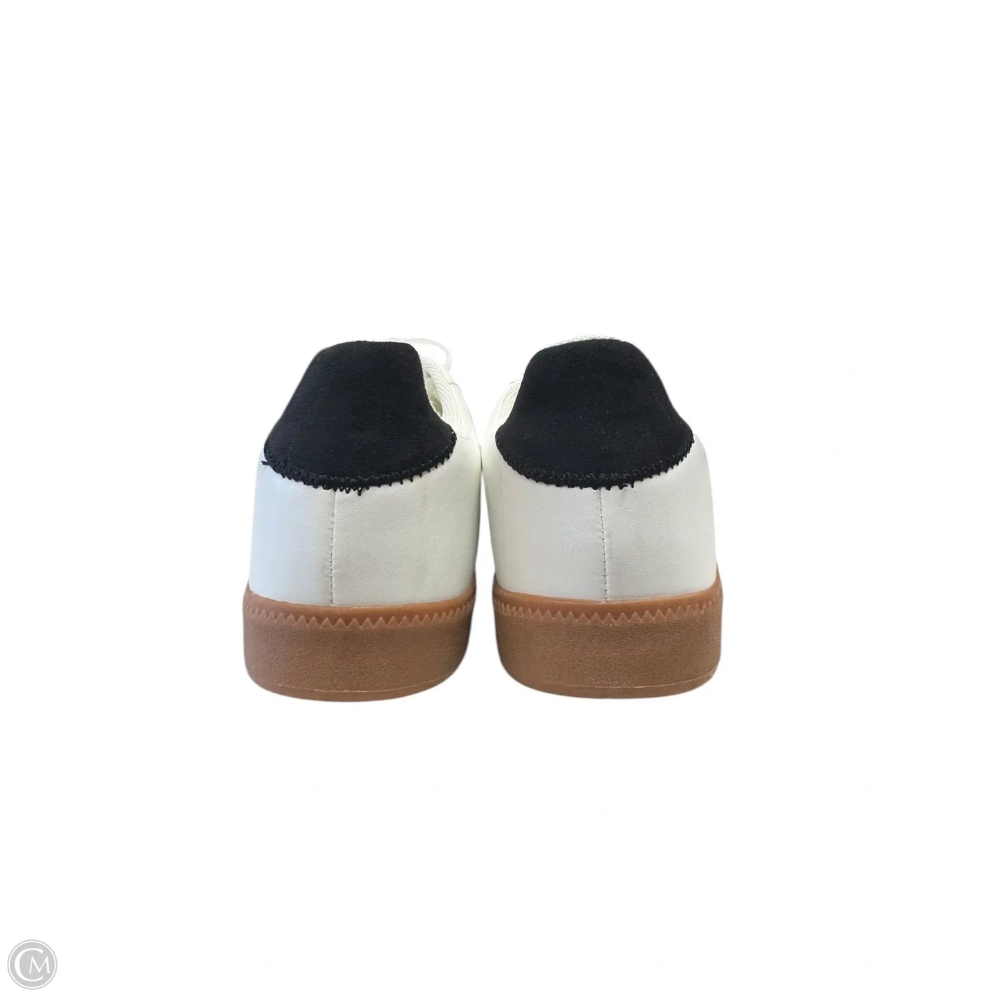 Shoes Sneakers By Clothes Mentor In Black & White, Size: 8.5