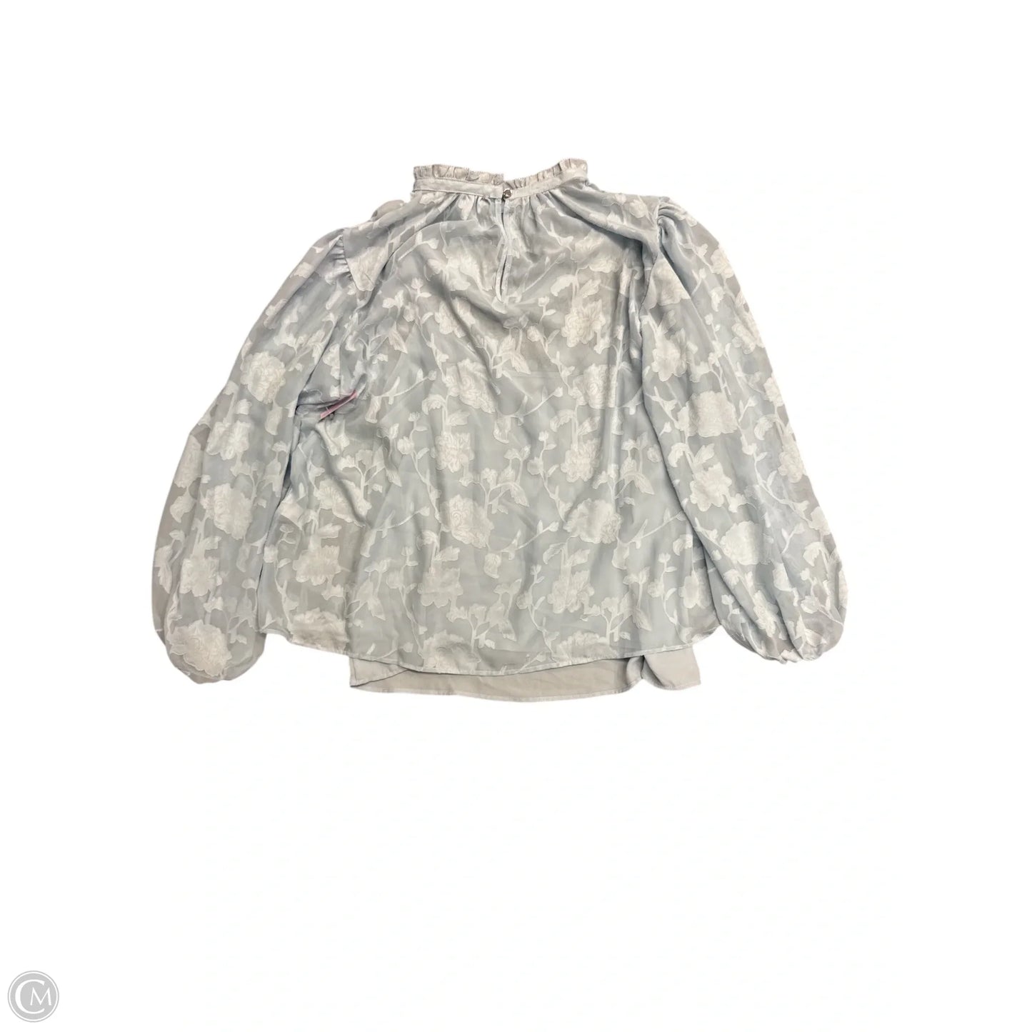 Top Long Sleeve By White House Black Market In Blue, Size: L