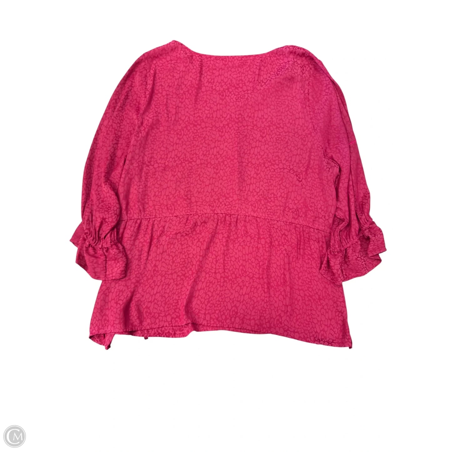 Top Long Sleeve By Evri In Pink, Size: 1x