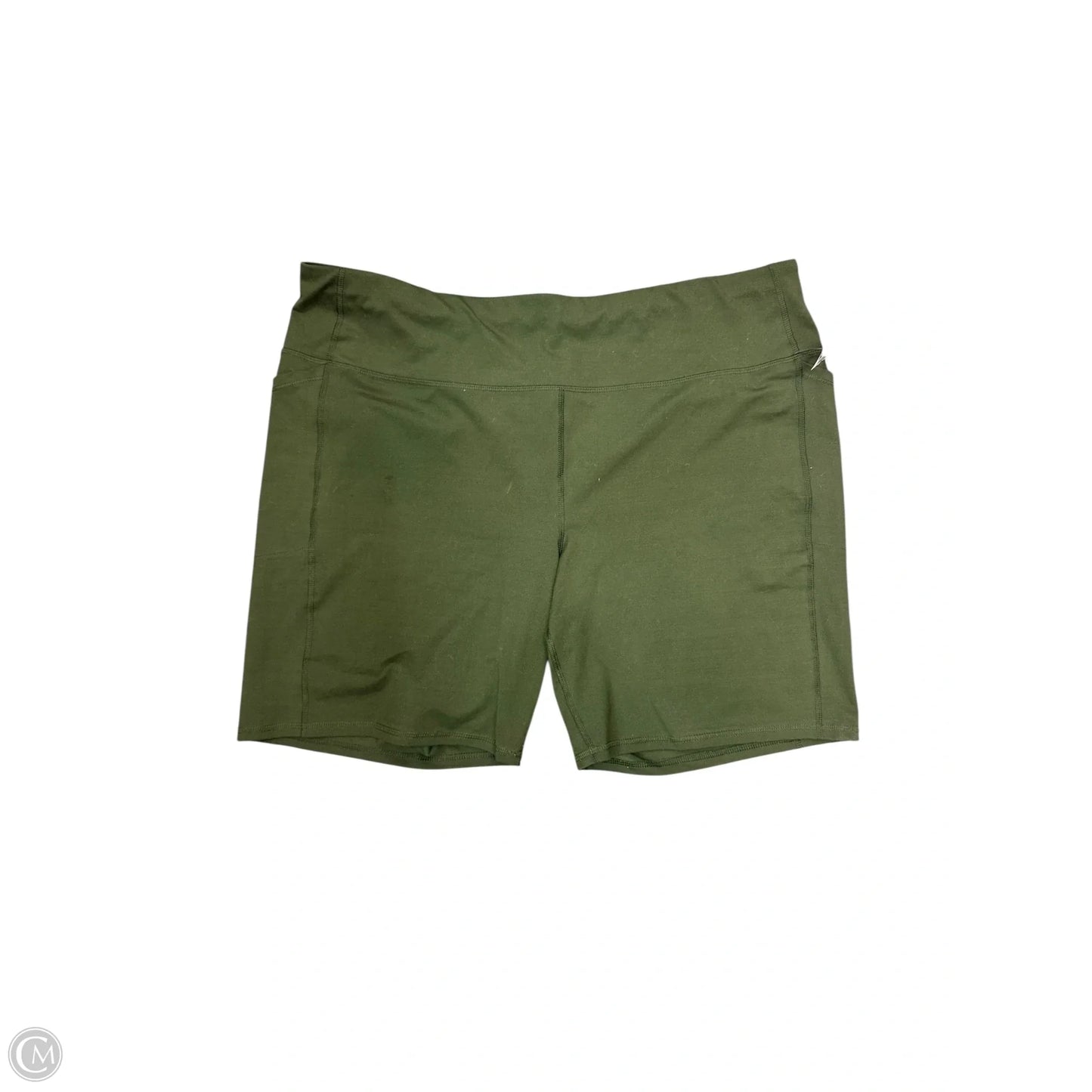 Athletic Shorts By Dsg Outerwear In Green, Size: 3x