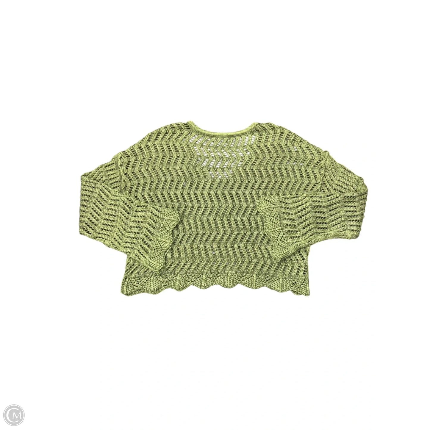 Sweater By American Eagle In Green, Size: L