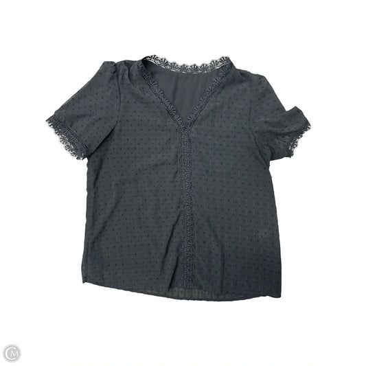 Top Short Sleeve By Clothes Mentor In Black, Size: Xl