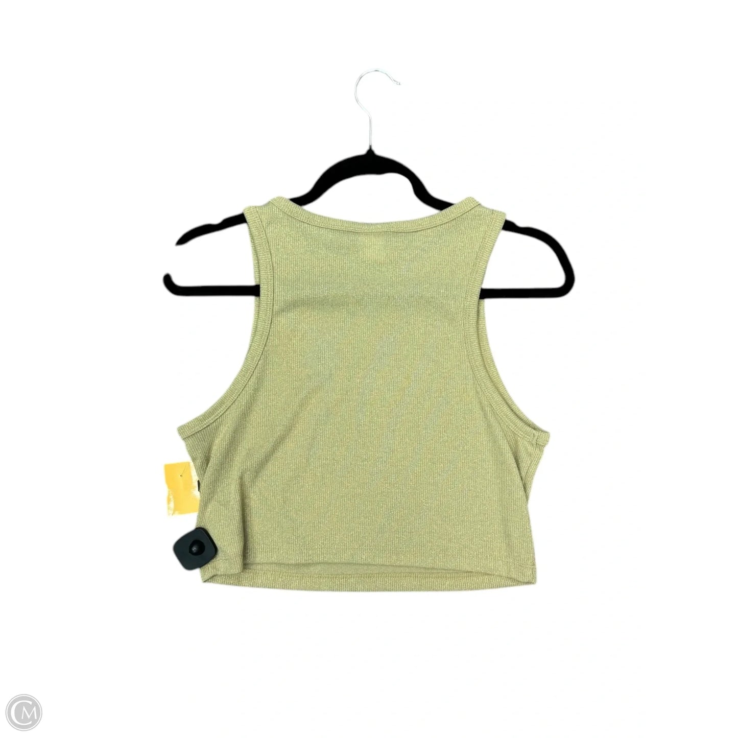 Top Sleeveless By H&m In Gold, Size: L