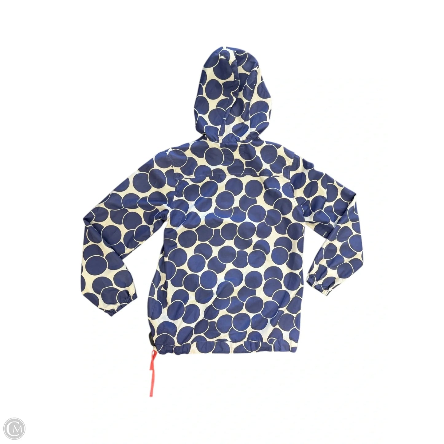 Jacket Windbreaker By Boden In Purple & White, Size: 6