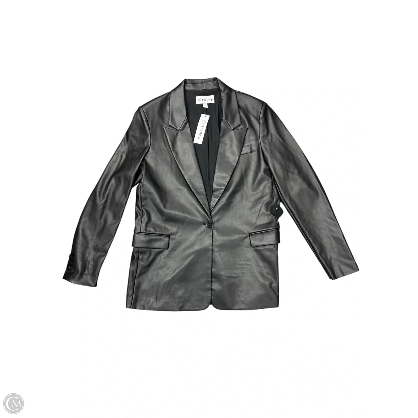 Blazer By Clothes Mentor In Black, Size: L