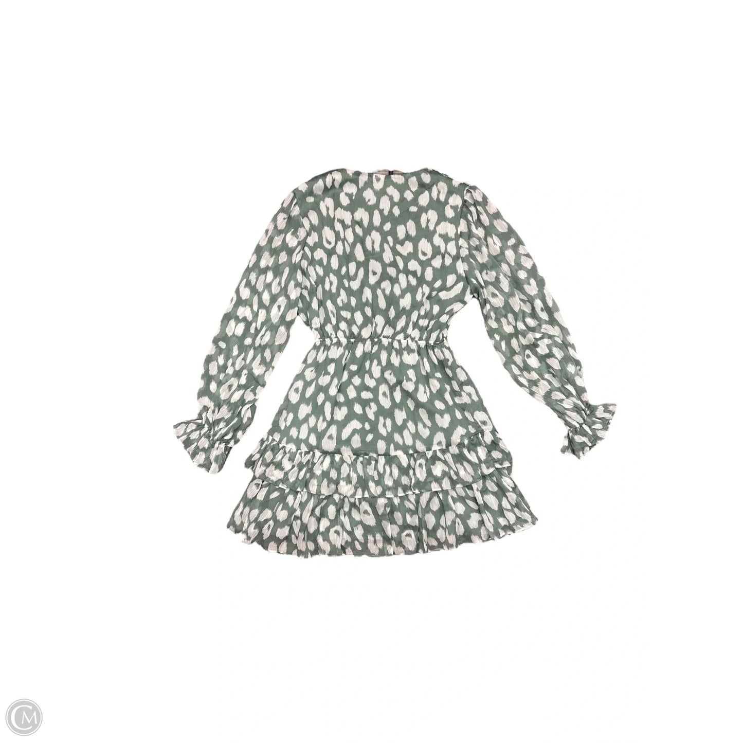 Dress Casual Short By By Together In Green & White, Size: S