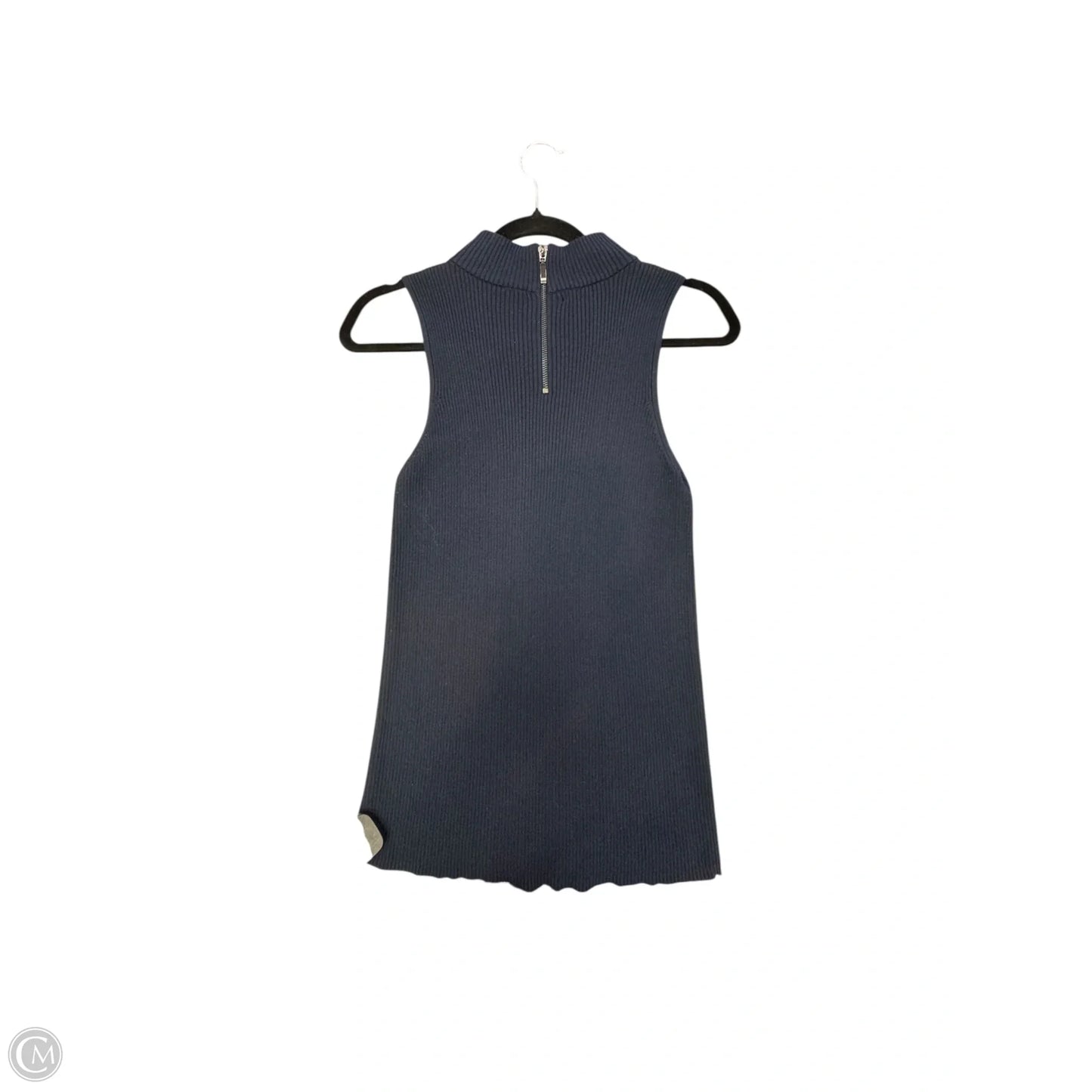 Top Sleeveless By Alfani In Navy, Size: S