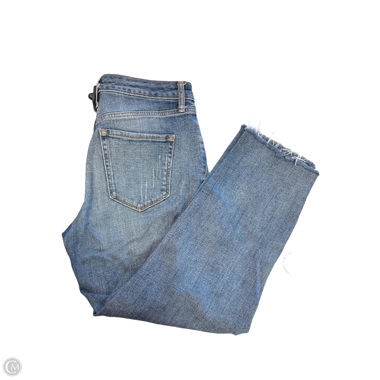 Jeans Straight By Nine West In Blue Denim, Size: 6