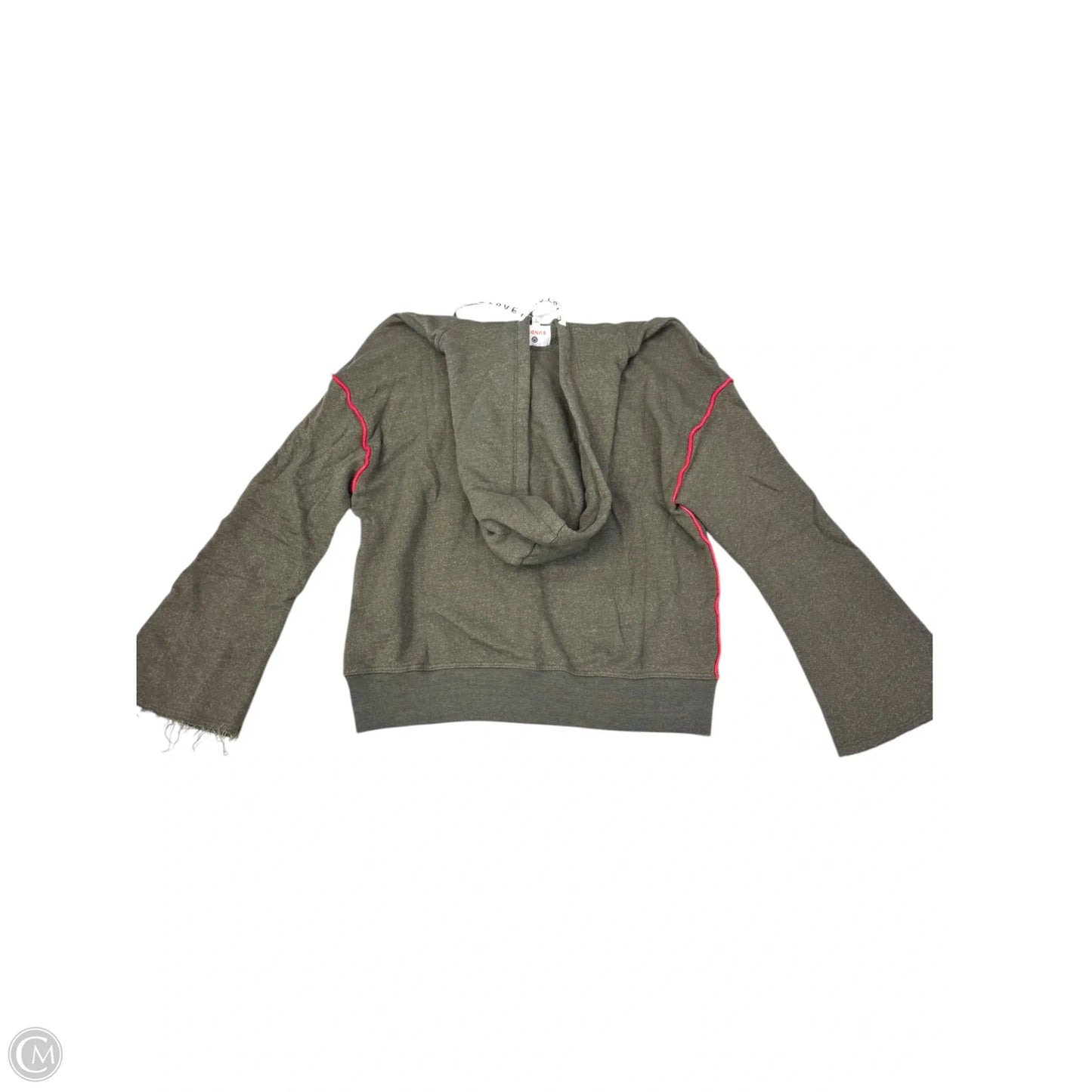 Sweatshirt Hoodie By Sundry In Green, Size: S