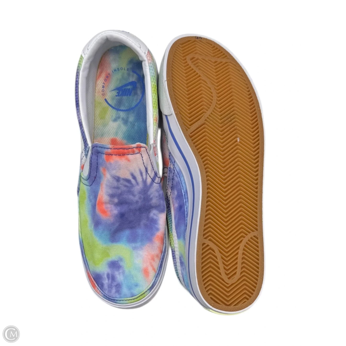 Shoes Sneakers By Nike In Tie Dye Print, Size: 7.5