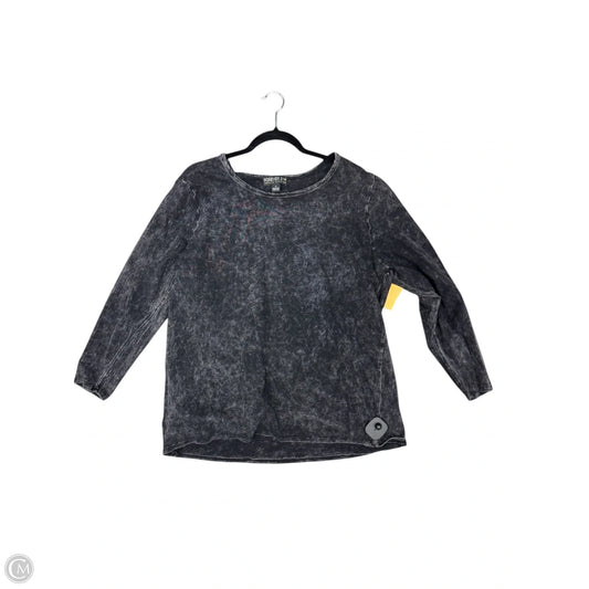 Top Short Sleeve By Forever 21 In Black, Size: Xl