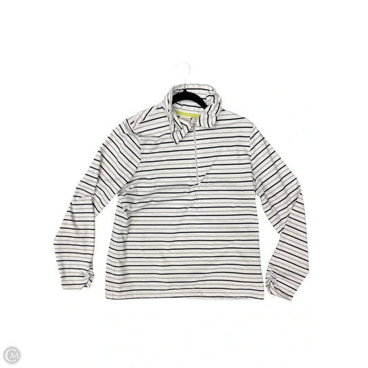 Athletic Sweatshirt Collar By Zenergy By Chicos In White, Size: 2x