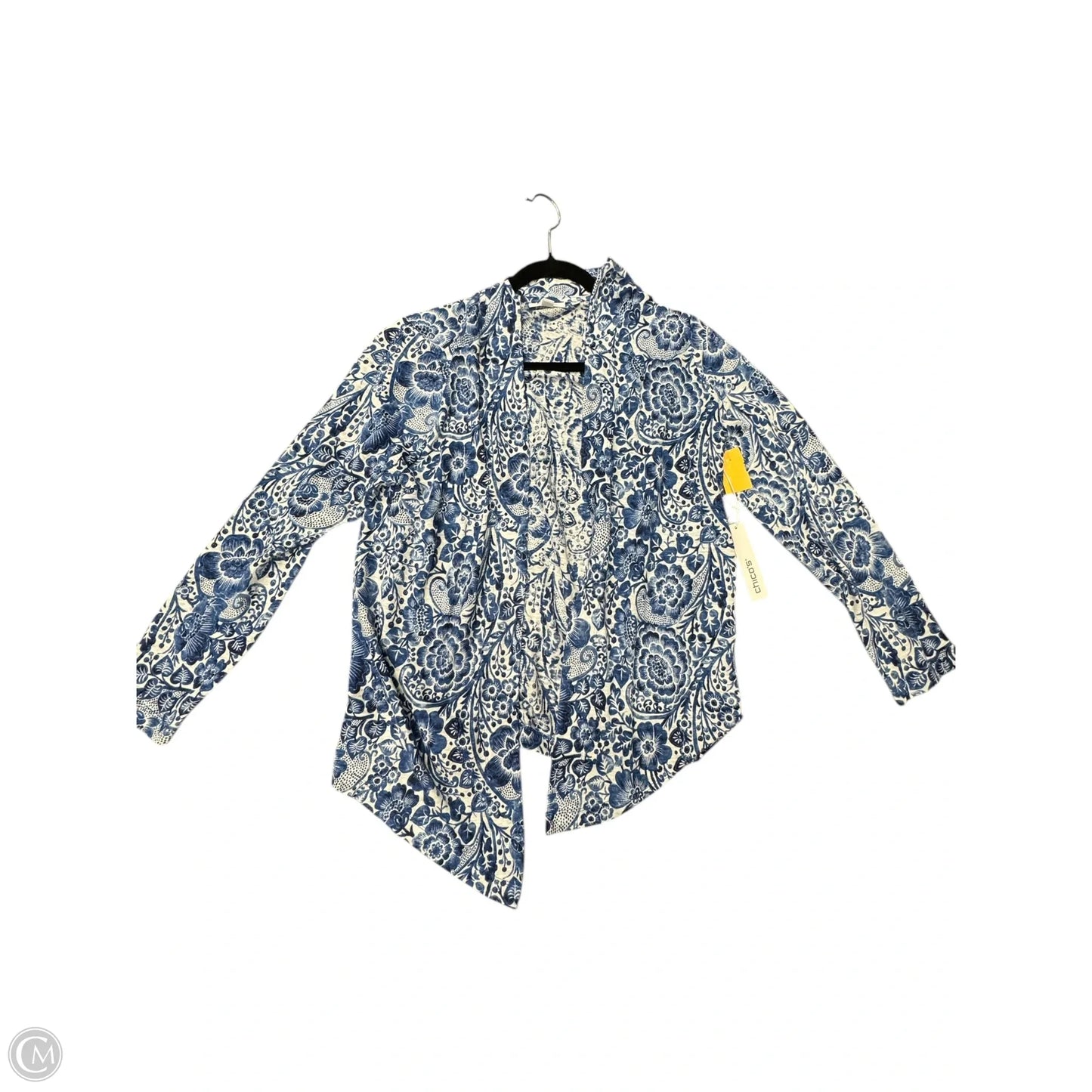 Cardigan By Chicos In Blue, Size: M