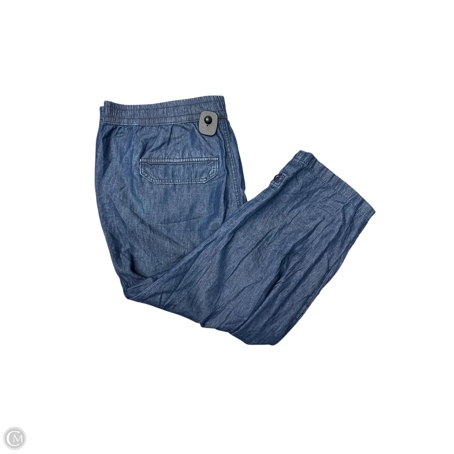 Pants Cropped By Cj Banks In Blue Denim, Size: 22