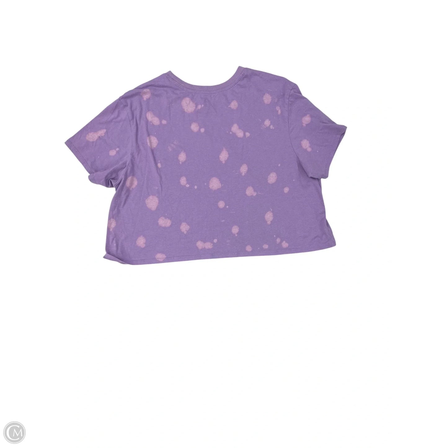 Top Short Sleeve By Clothes Mentor In Purple, Size: Xxl