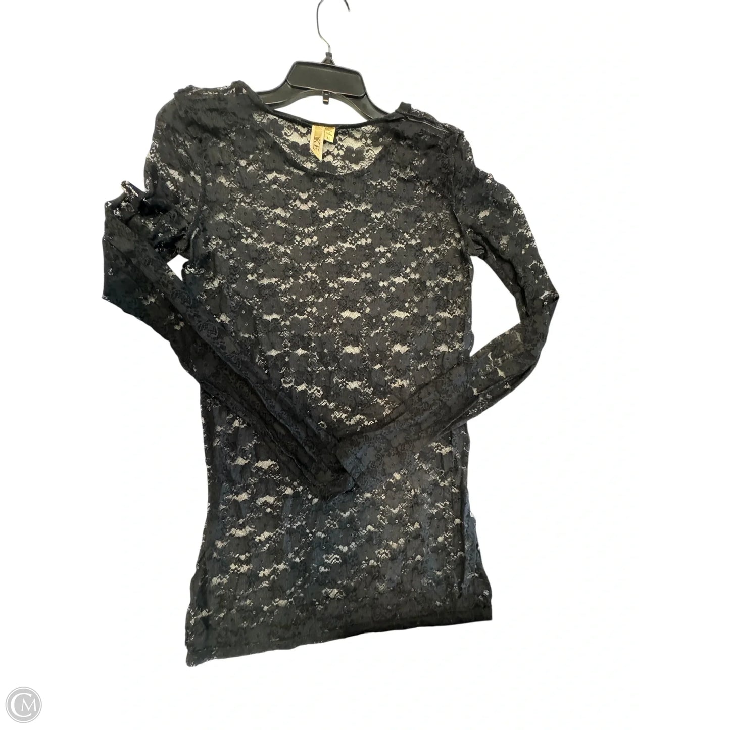 Top Long Sleeve By Bke In Black, Size: Xl