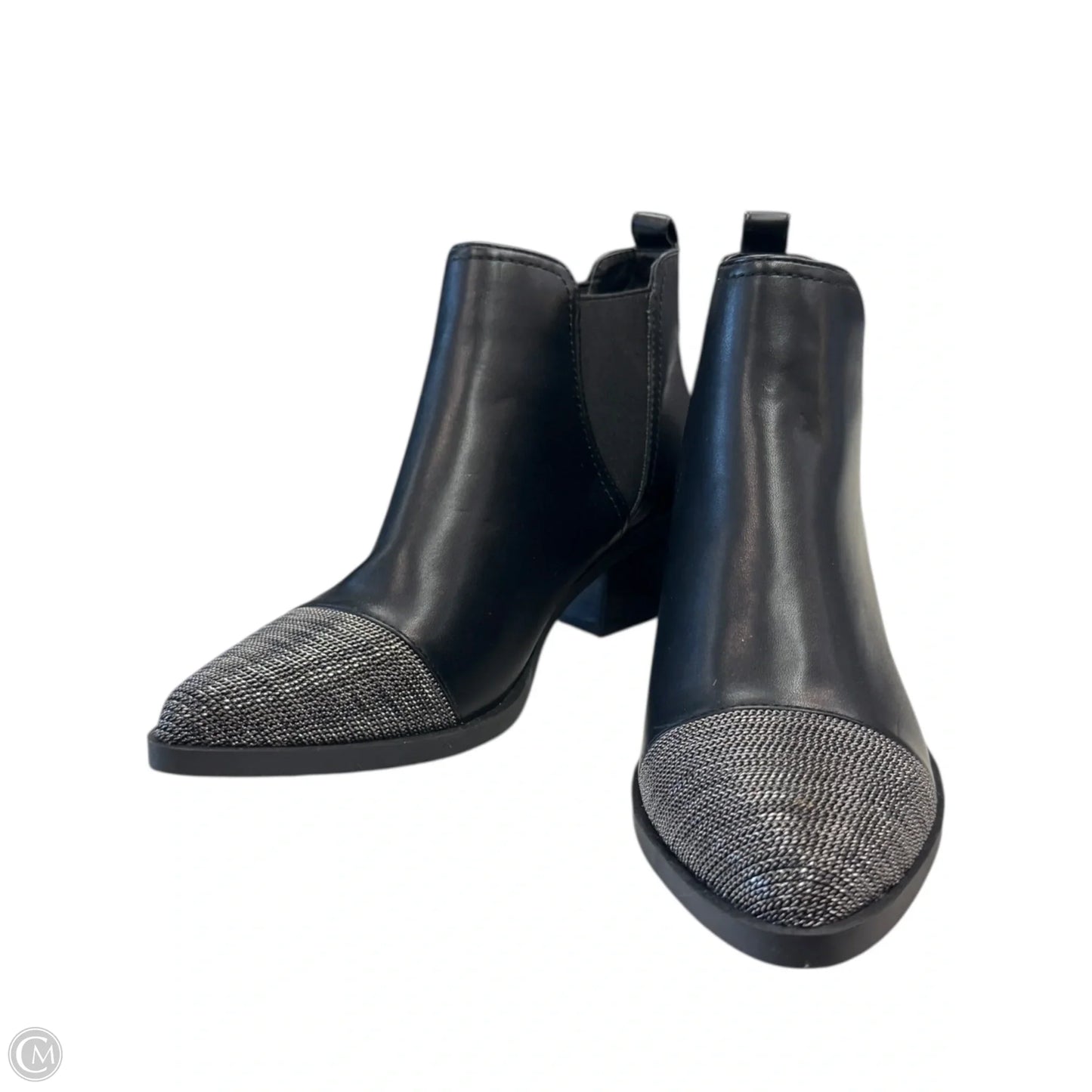 Boots Ankle Heels By Report In Black, Size: 6.5