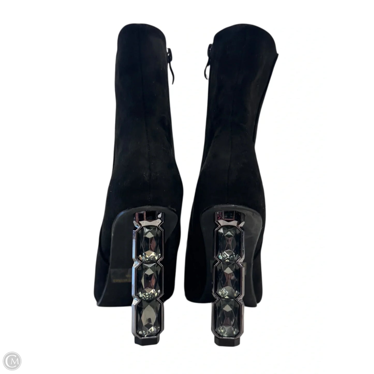 Boots Ankle Heels By Wild Diva In Black, Size: 6.5