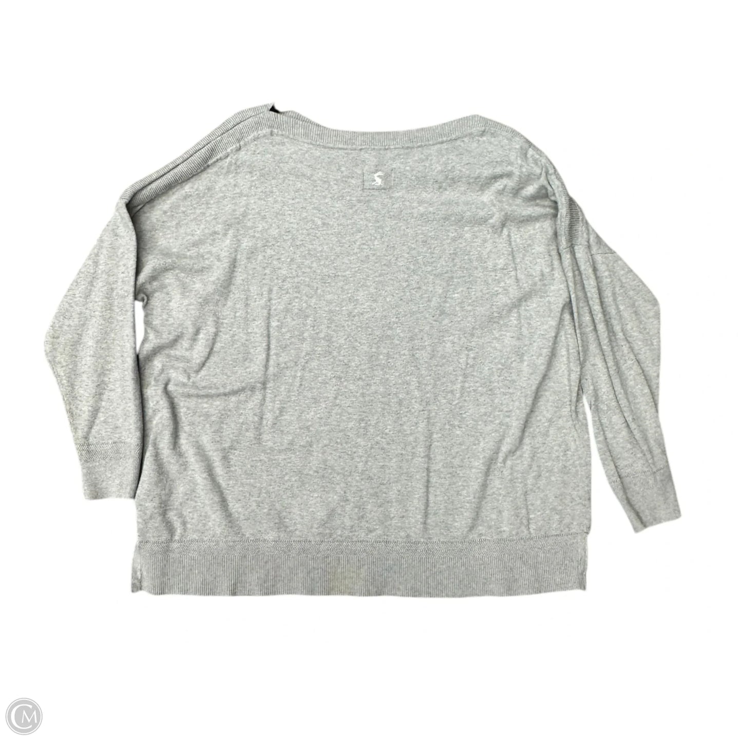 Top Long Sleeve Basic By Joules In Grey, Size: 2x