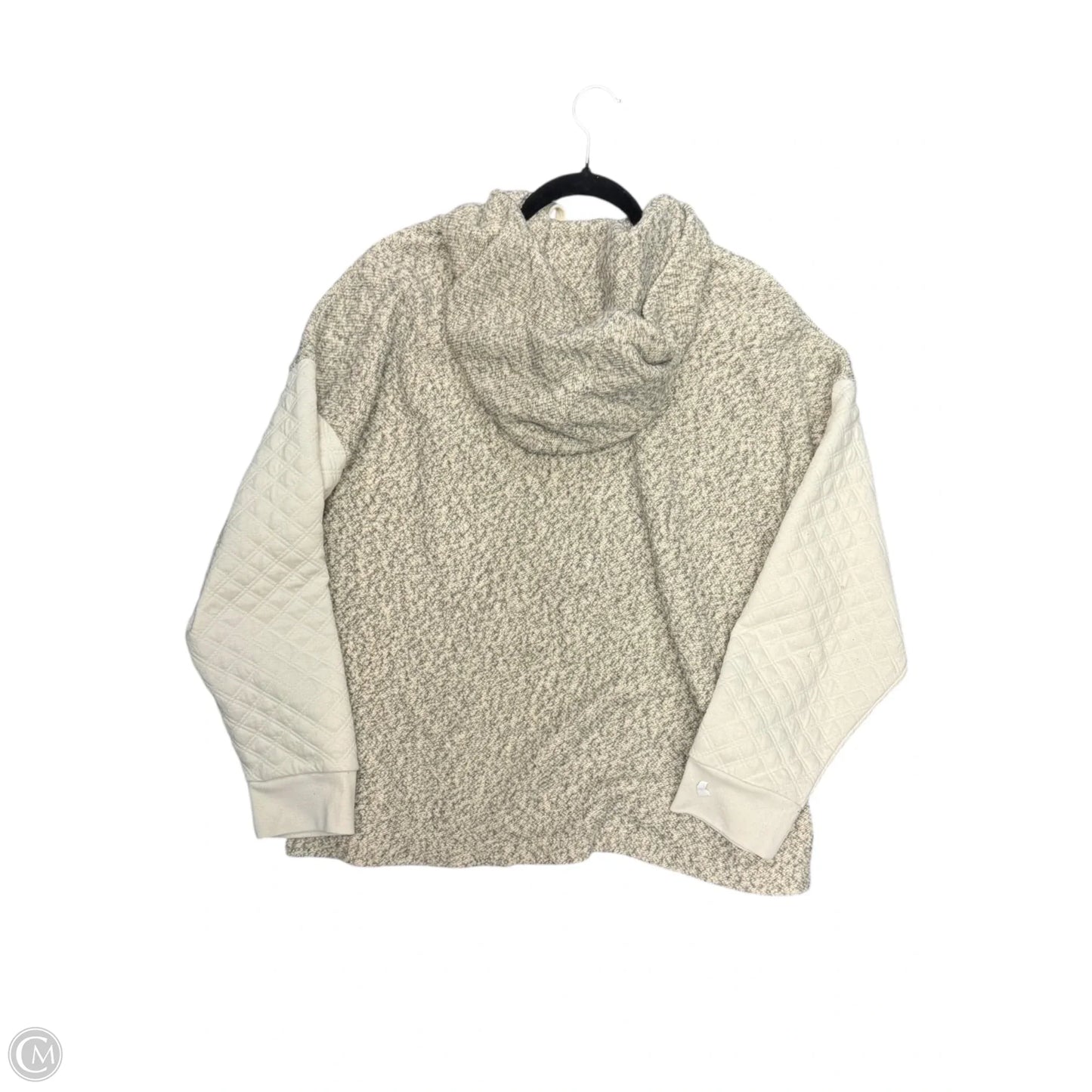 Sweatshirt Hoodie By Madewell In Grey, Size: Xl