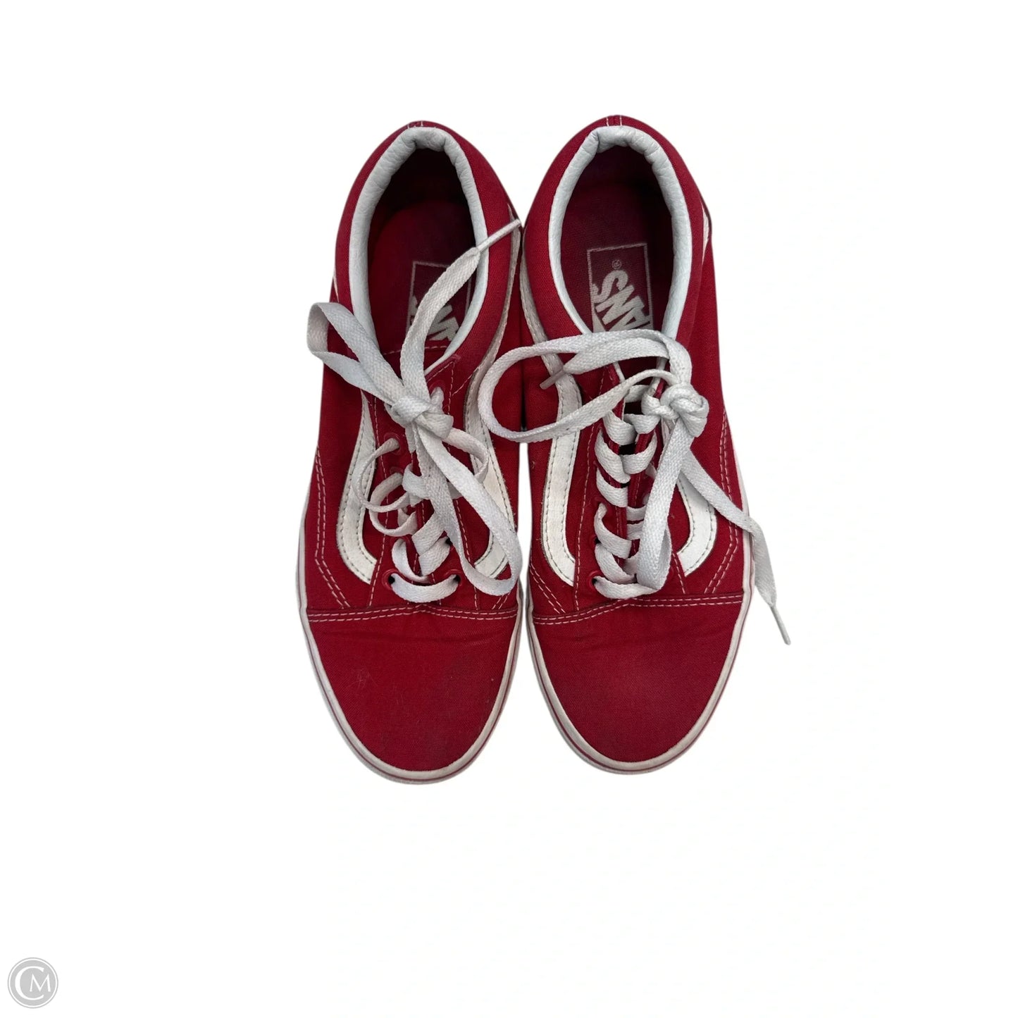 Shoes Sneakers By Vans In Red, Size: 7