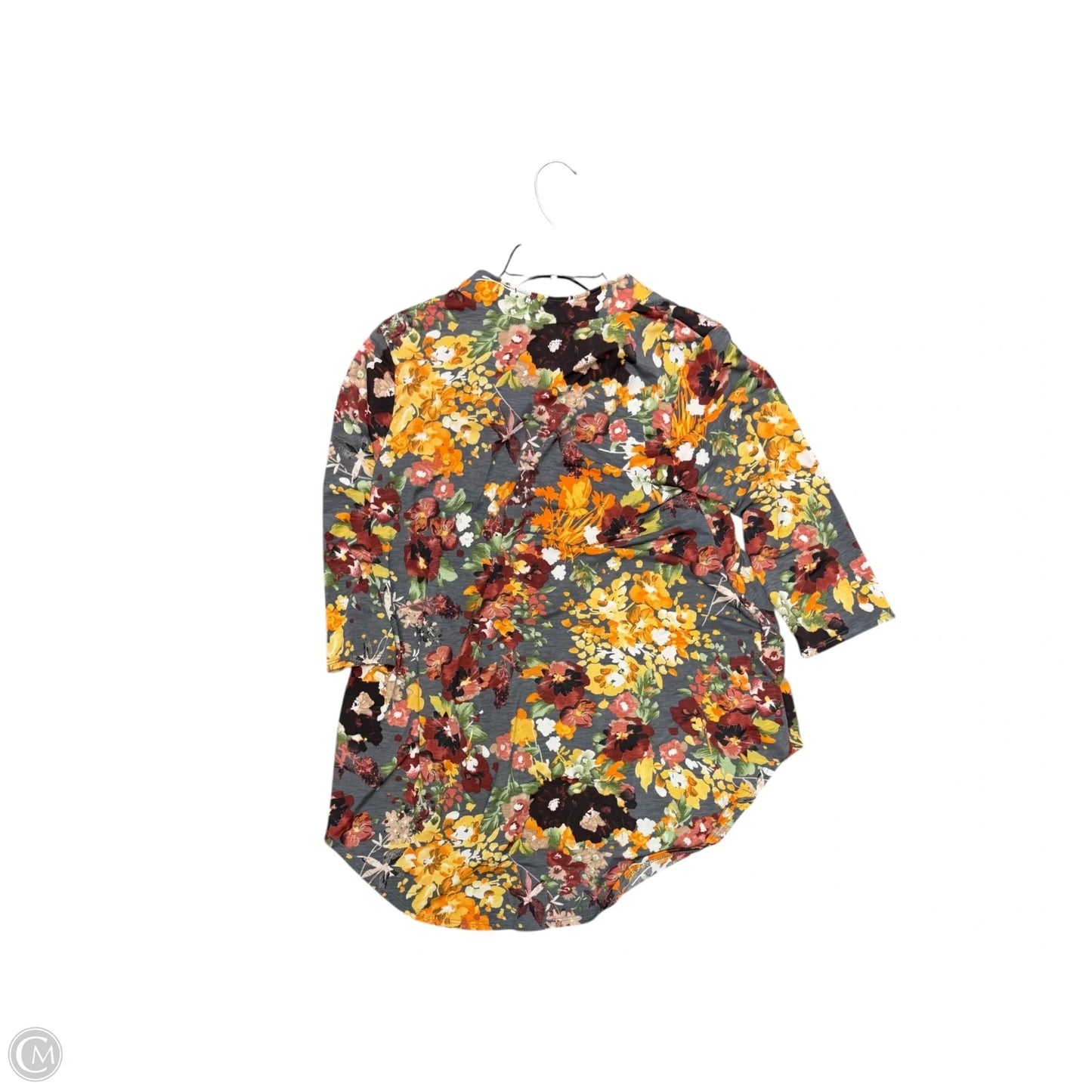 Top 3/4 Sleeve By Heimish Usa In Floral Print, Size: M