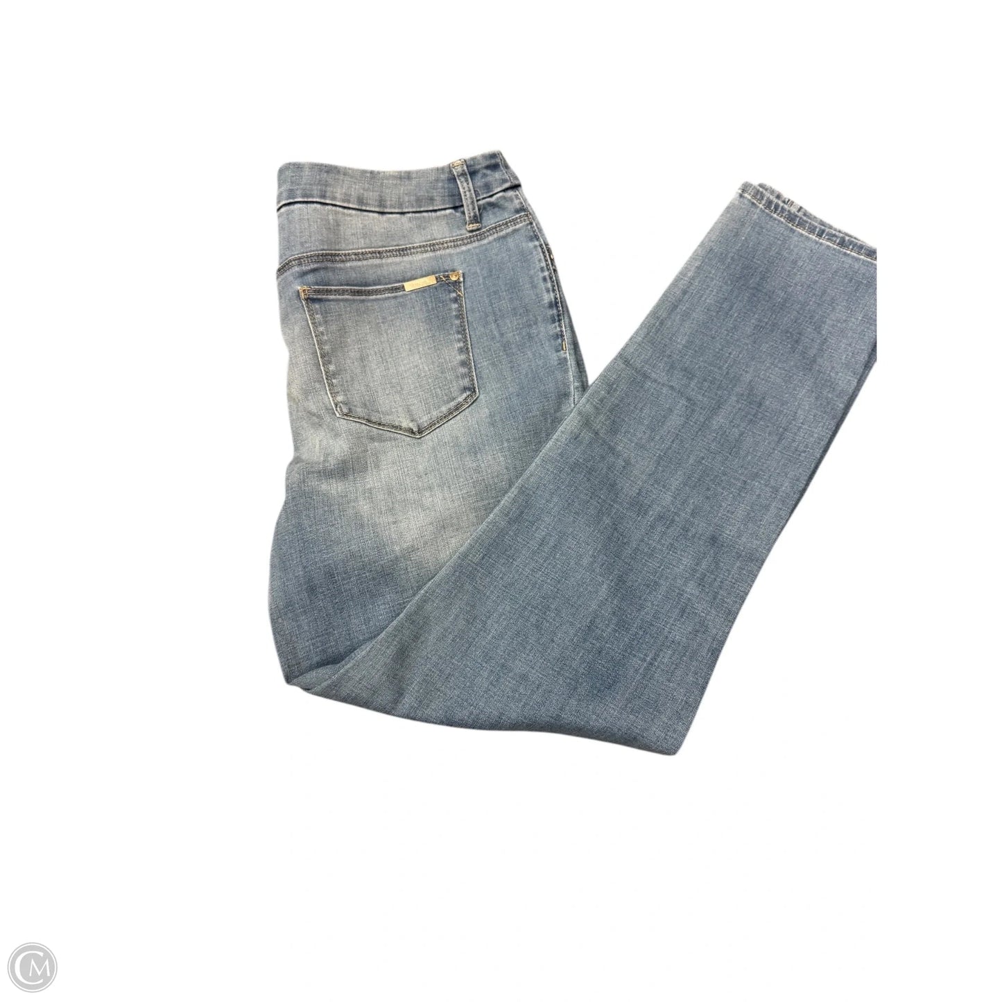 Jeans Boyfriend By Chicos In Blue Denim, Size: 10