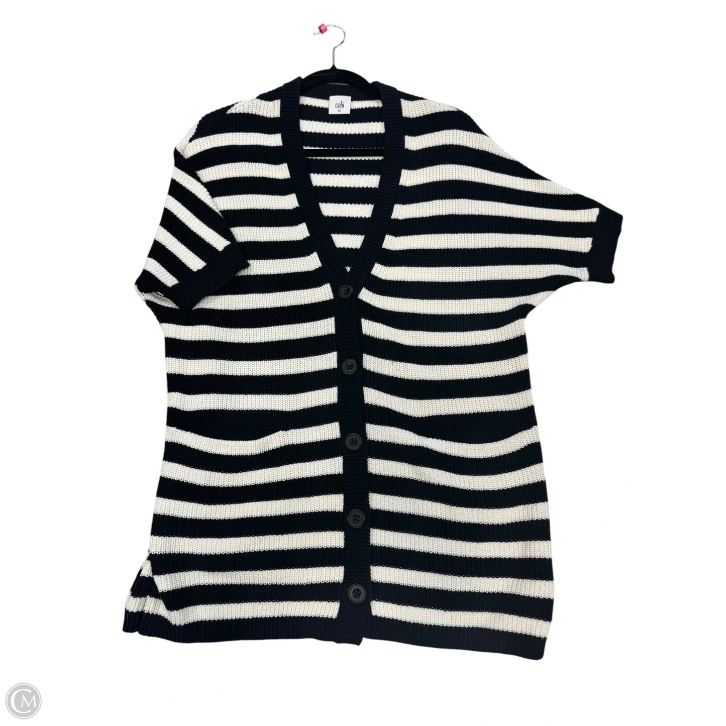 Cardigan By Cabi In Striped Pattern, Size: Xs
