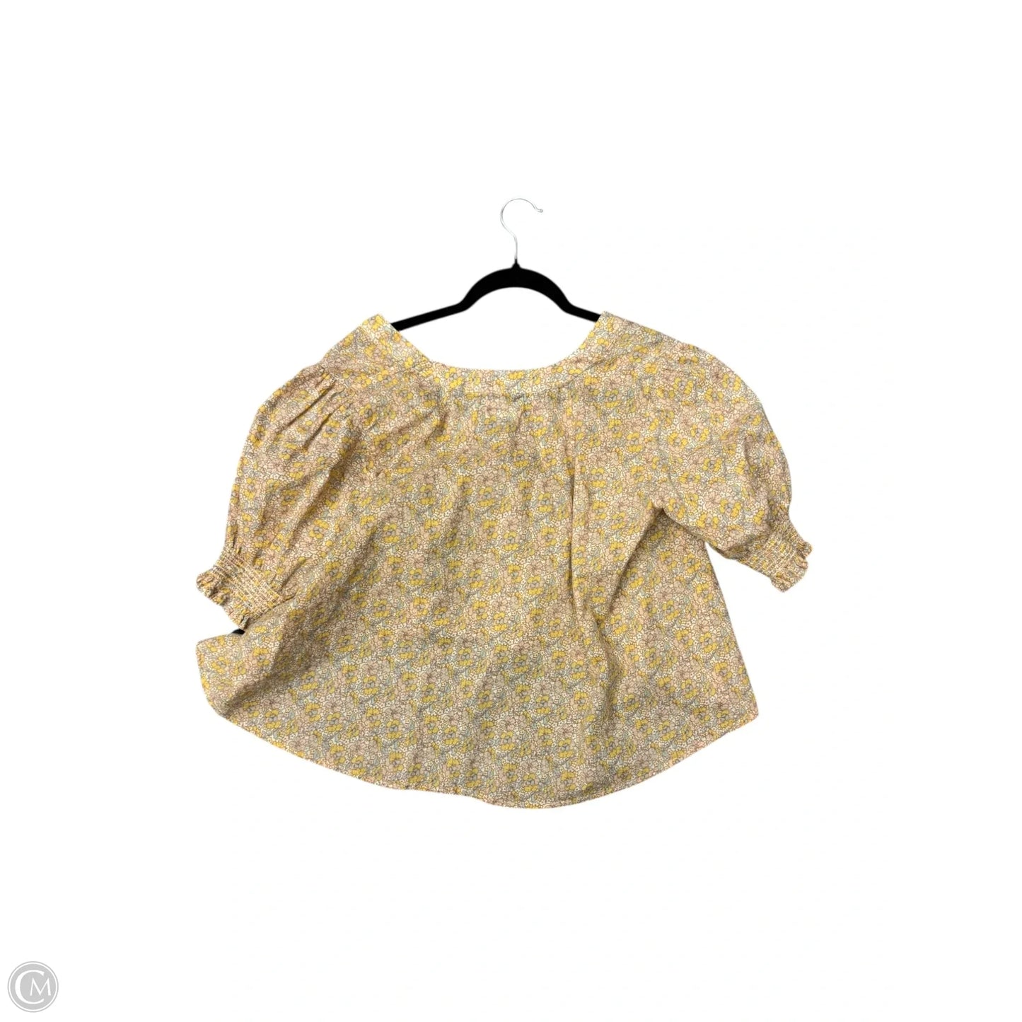 Top Short Sleeve By Urban Outfitters In Yellow, Size: Sp
