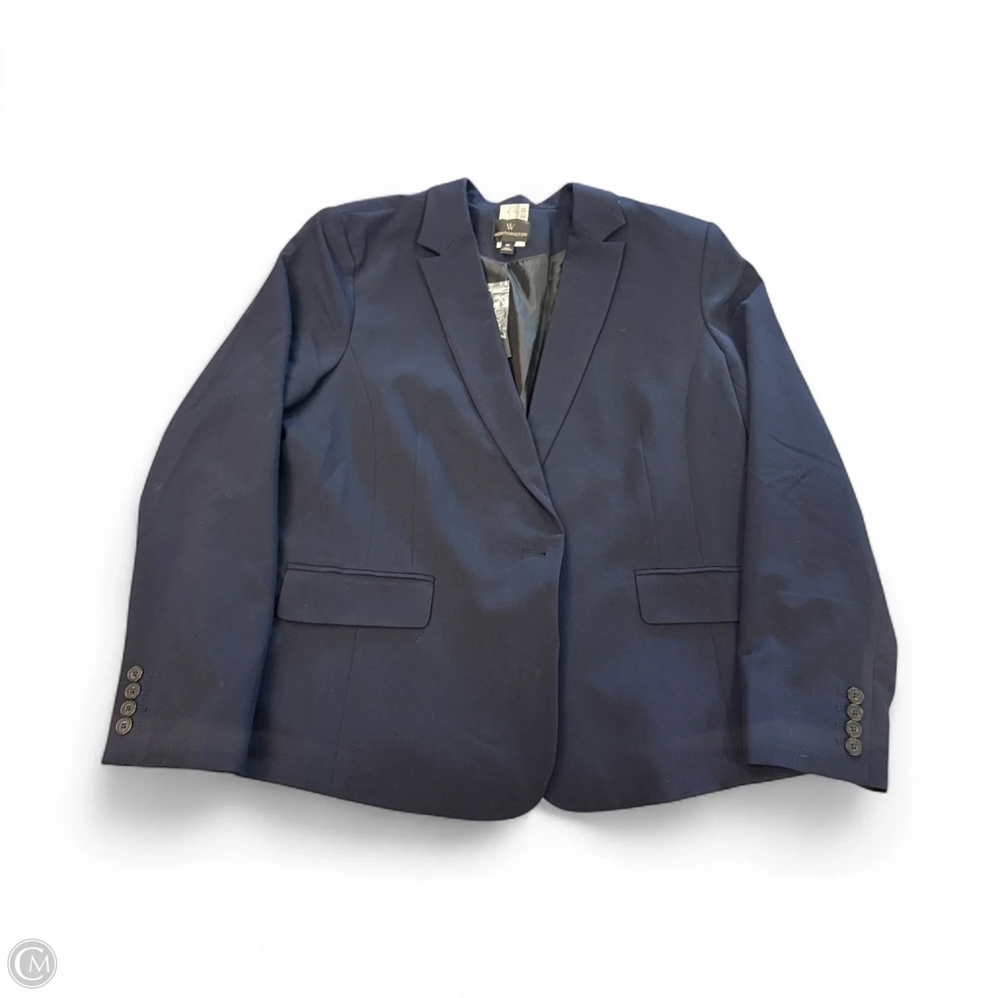 Blazer By Worthington In Blue, Size: 20