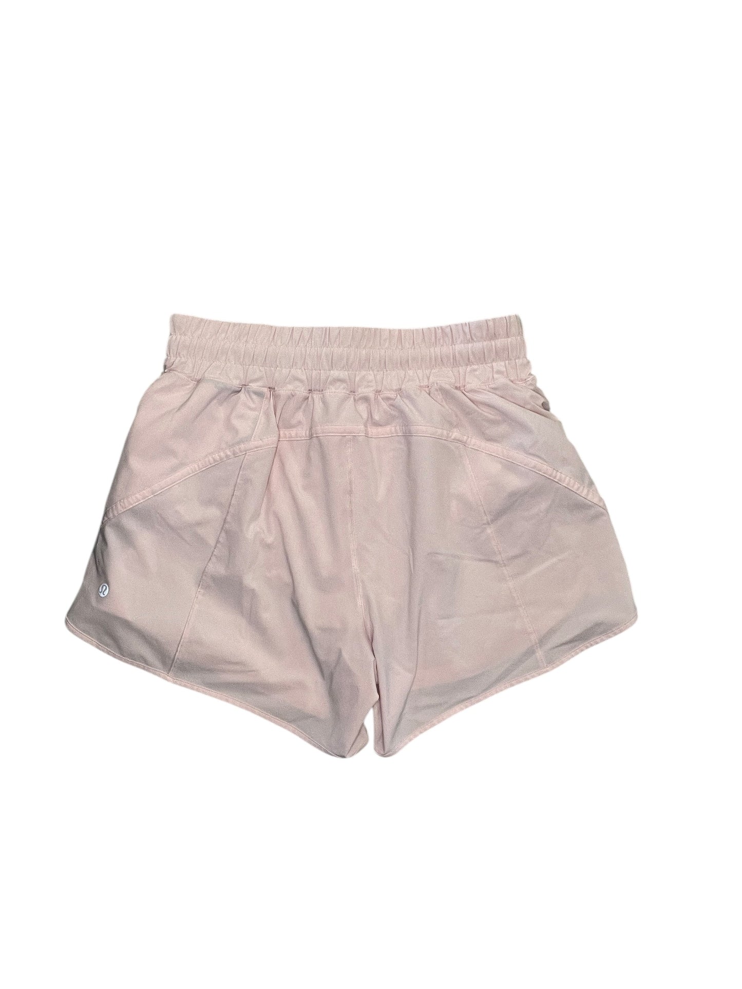 Athletic Shorts By Lululemon In Pink, Size:M