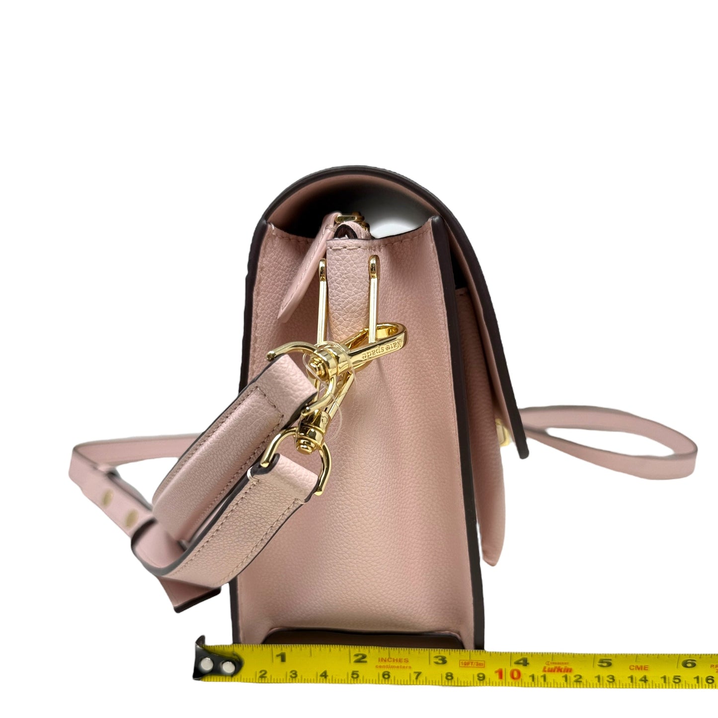 Voyage Leather Shoulder Bag Designer By Kate Spade, Size: Medium