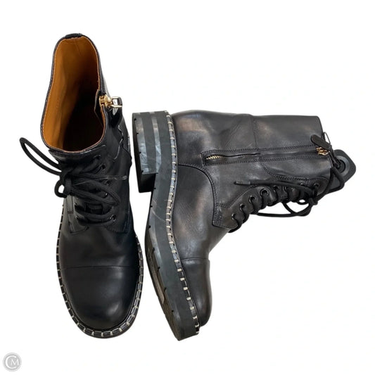 Boots Luxury Designer By Chloe In Black, Size: 6.5