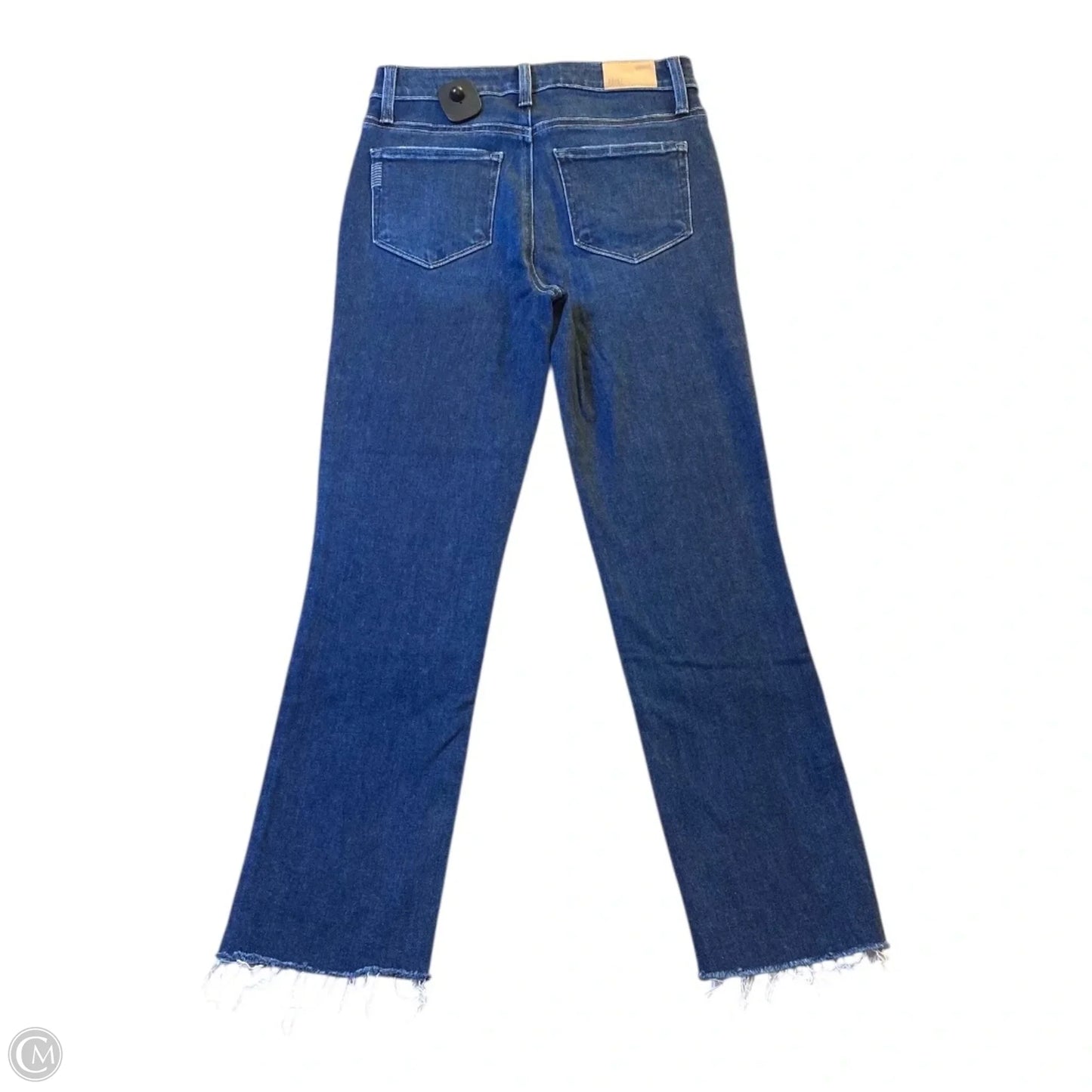 Jeans Straight By Paige In Blue Denim, Size: 4
