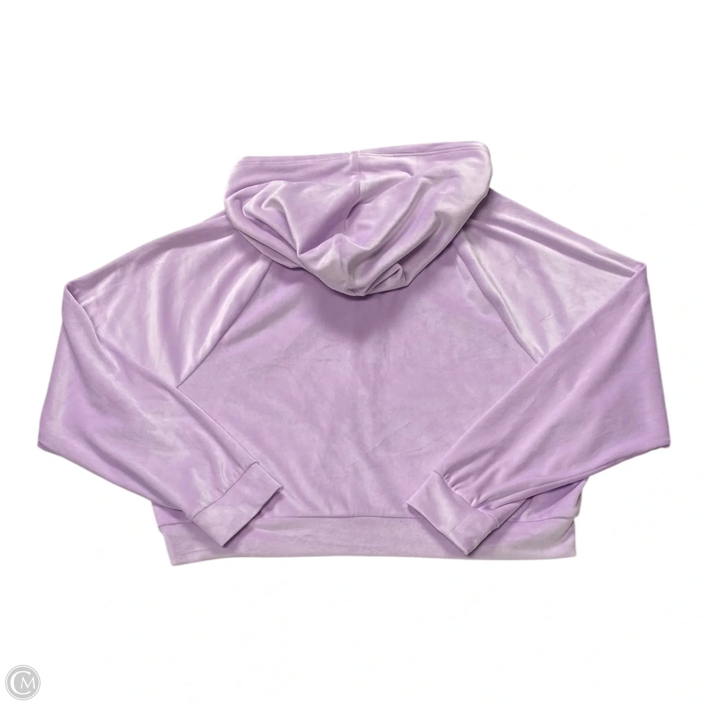 Sweatshirt Hoodie By Victorias Secret In Purple, Size: L