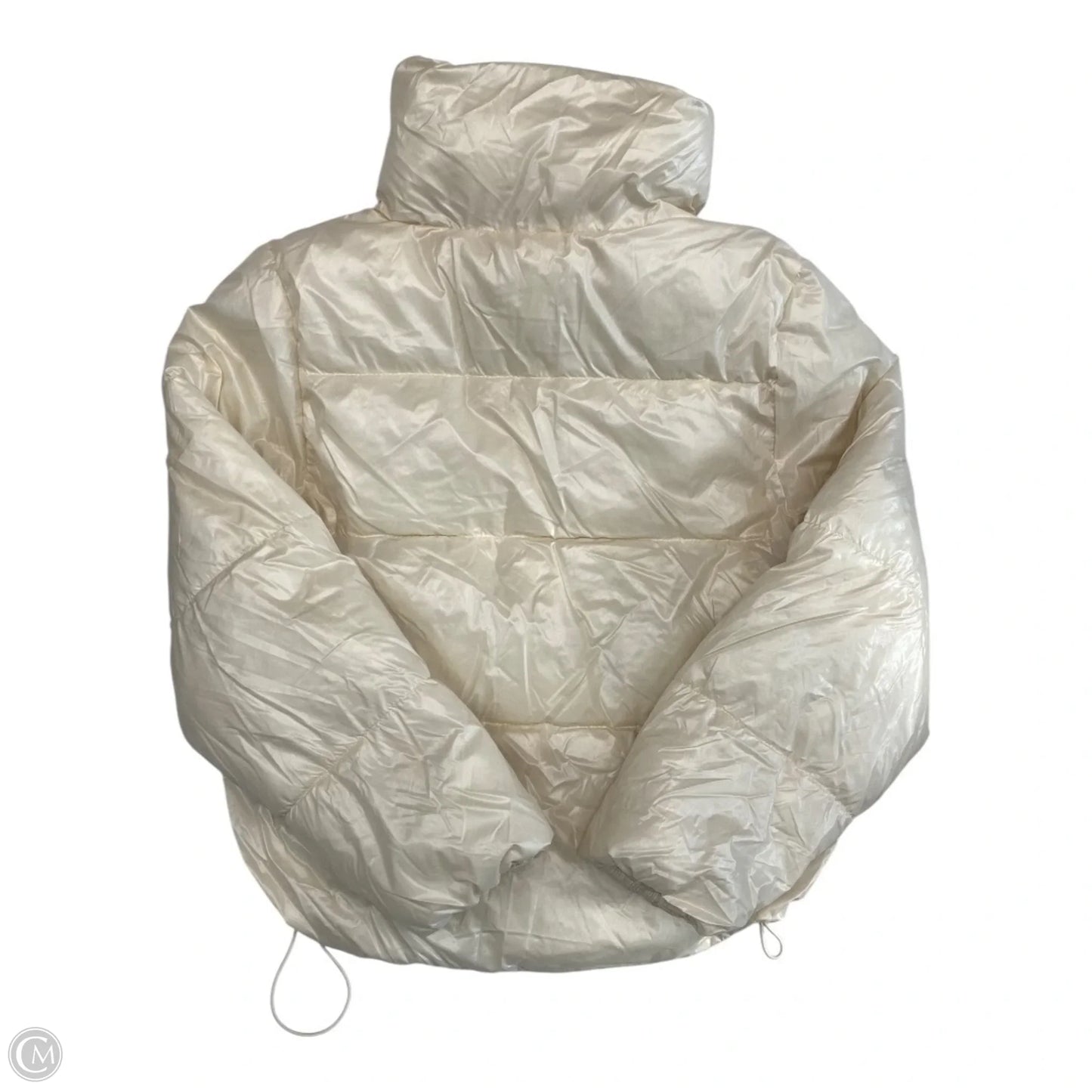 Jacket Puffer & Quilted By A New Day In Cream, Size: Xs