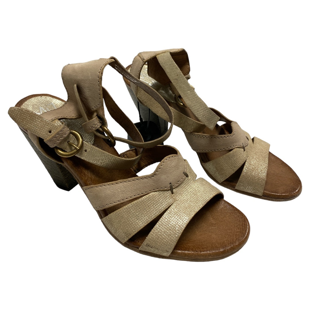 Sandals Heels Block By Miz Mooz Size: 7.5
