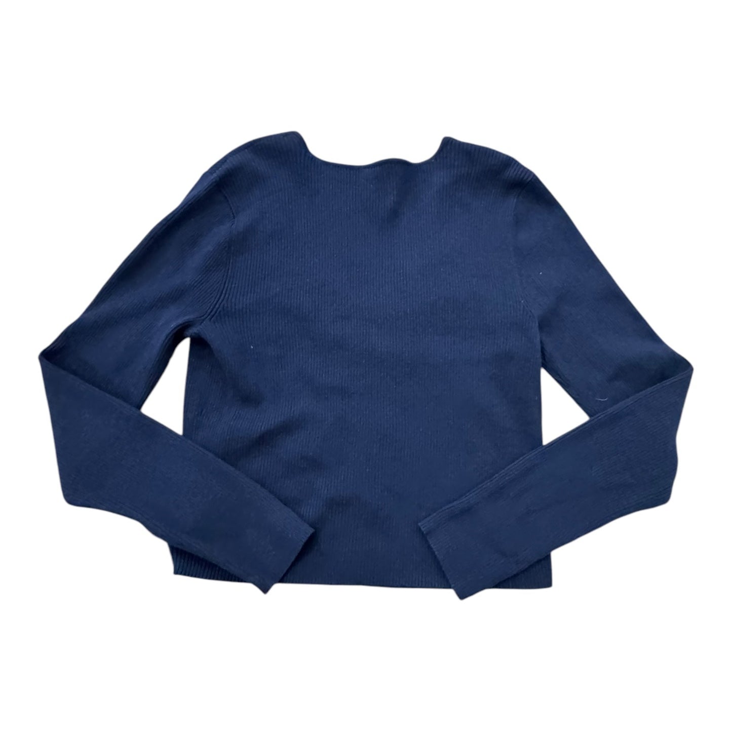 Top Long Sleeve By Nic + Zoe In Navy, Size: M