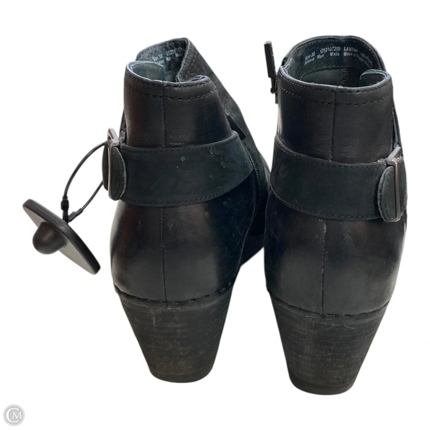 Boots Ankle Heels By Dansko In Black, Size: 7.5