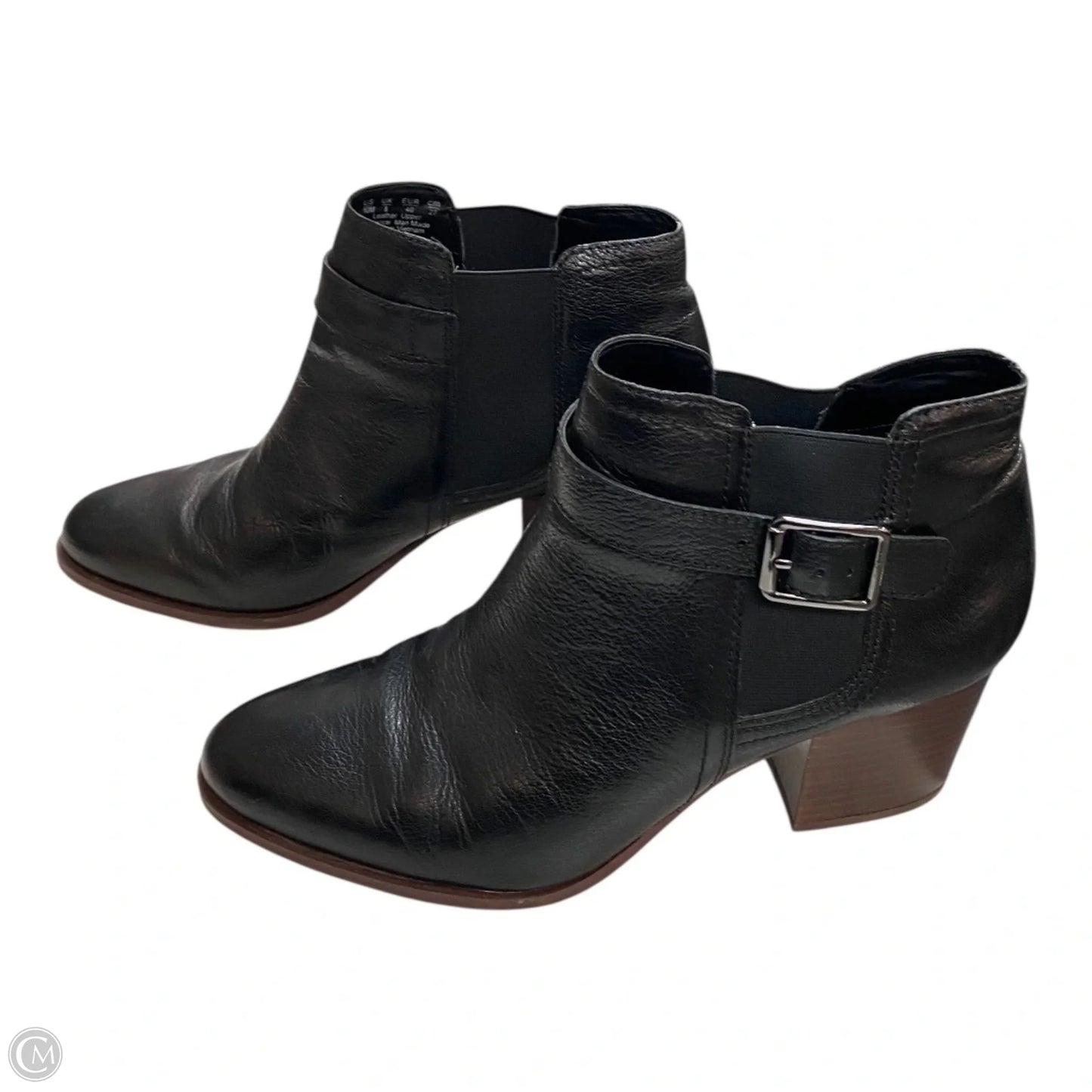 Boots Ankle Heels By Franco Sarto In Black, Size: 10