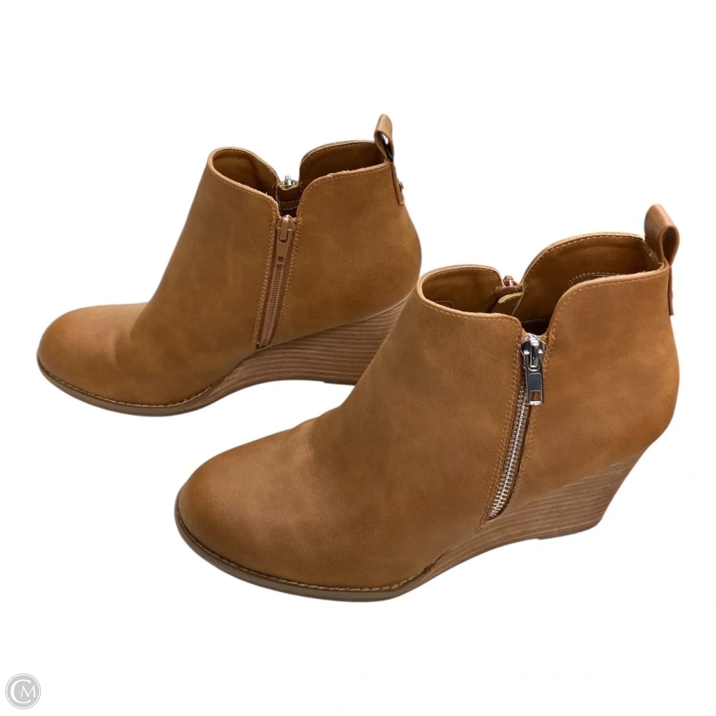 Boots Ankle Heels By Dolce Vita In Brown, Size: 10
