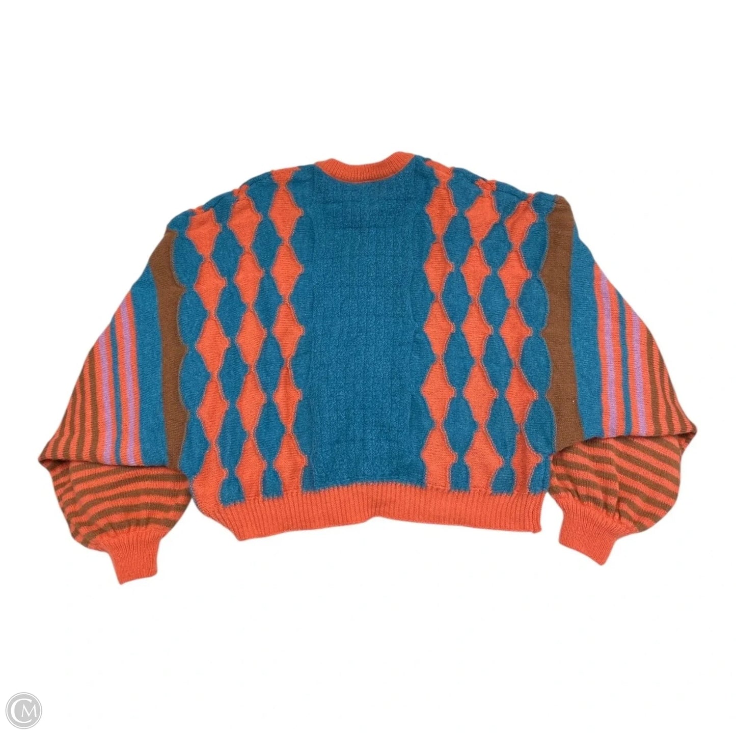Sweater Cardigan By Cider In Multi-colored, Size: Xl