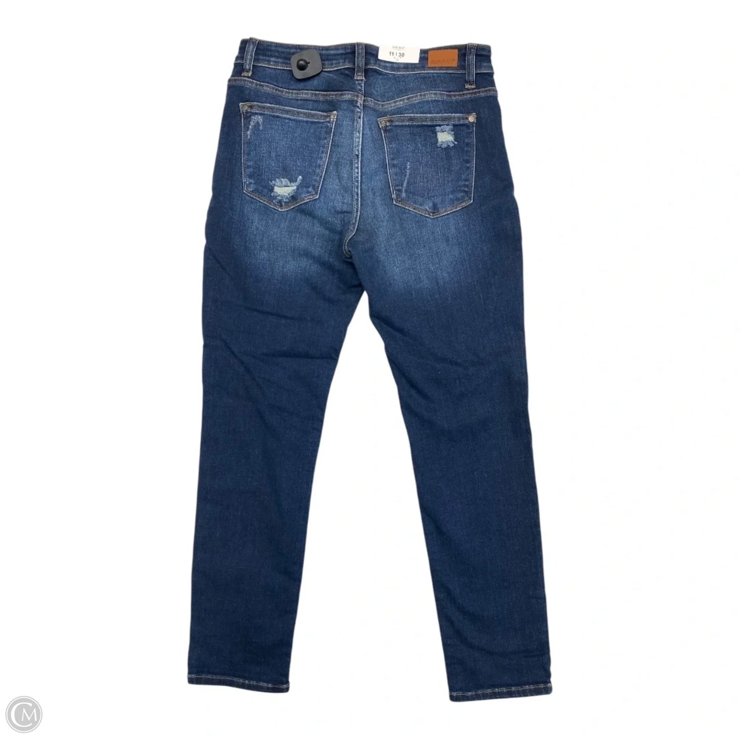 Jeans Straight By Judy Blue In Blue Denim, Size: 10