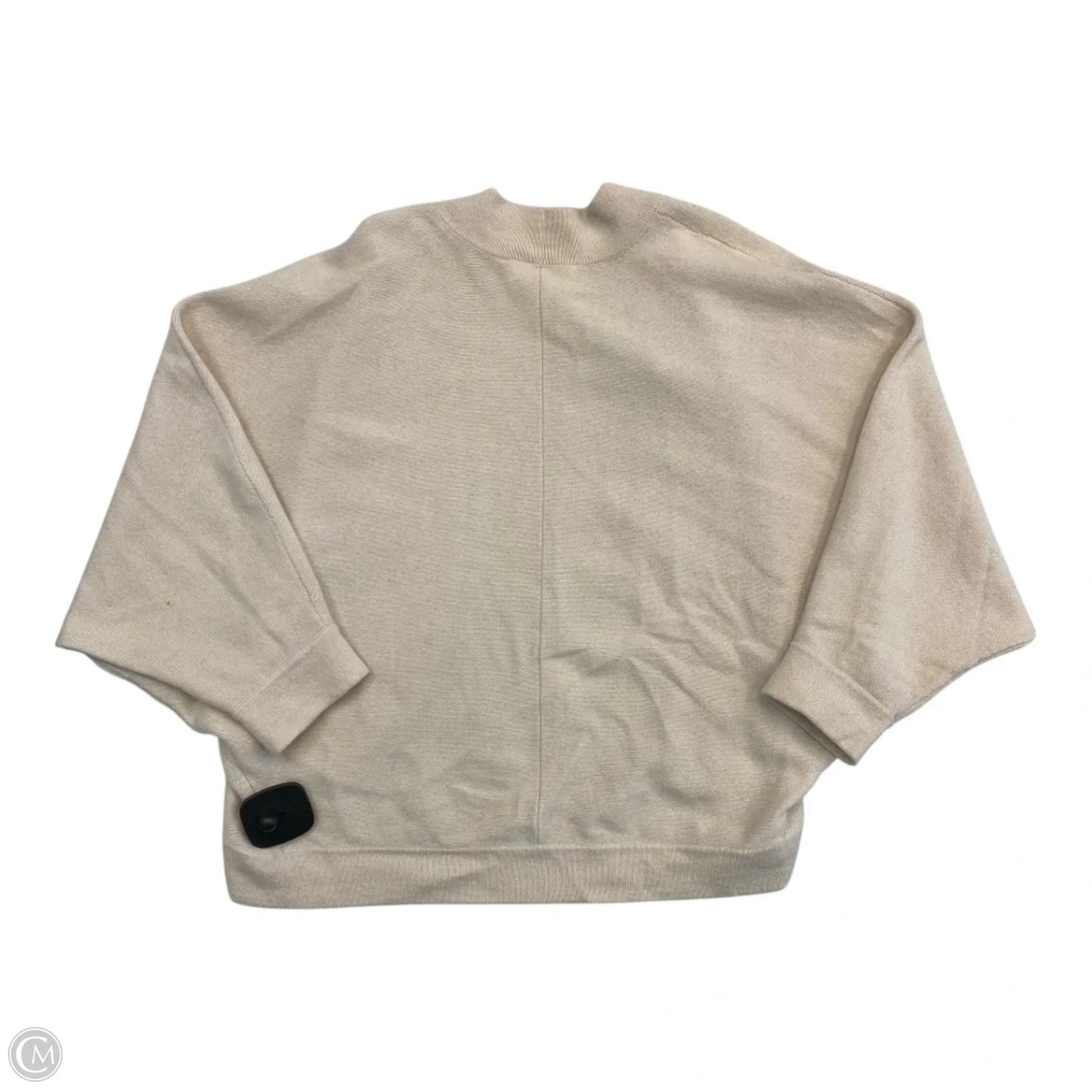 Sweater Cardigan Cashmere By Loft In Cream, Size: Sp