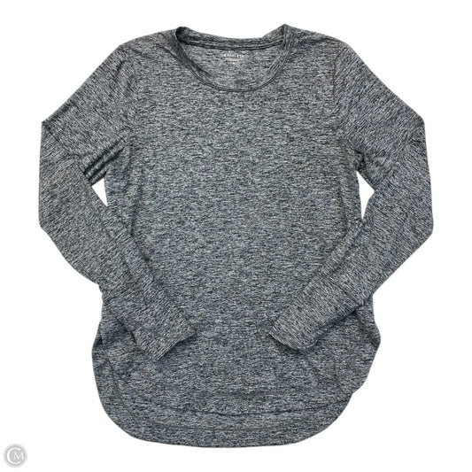 Athletic Top Long Sleeve Crewneck By Athleta In Grey, Size: M