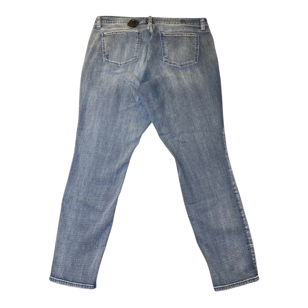 Jeans Boyfriend By Kut In Blue Denim, Size:16
