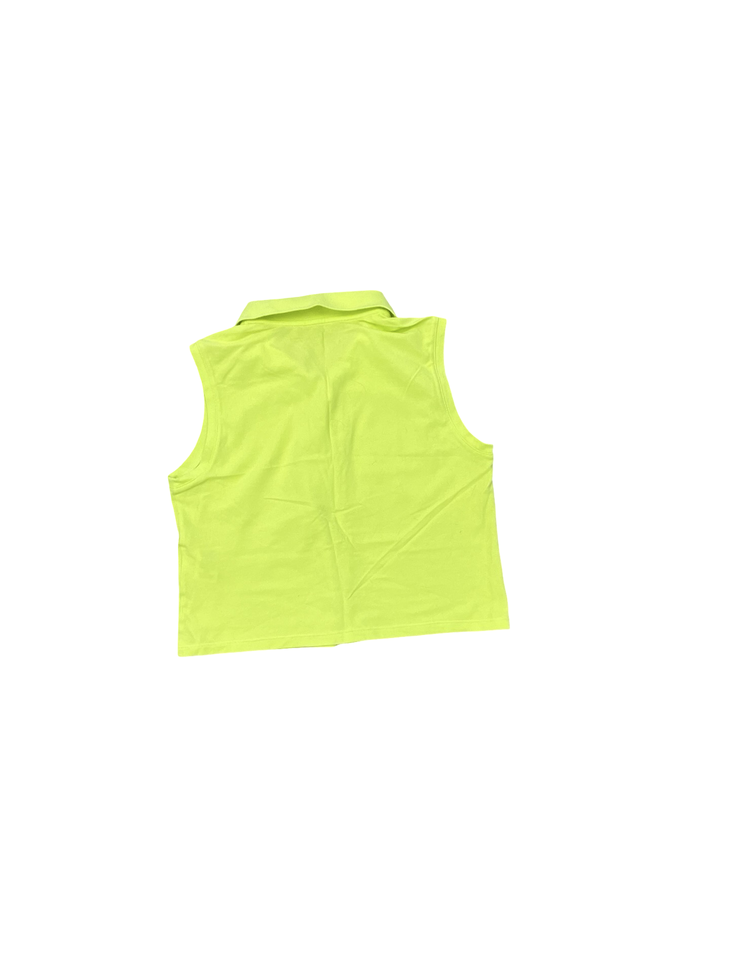 Top Sleeveless By Dkny In Yellow, Size:M